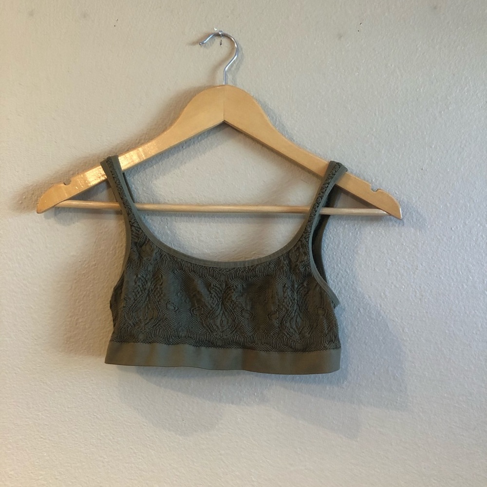 Dark green bralette 🍃